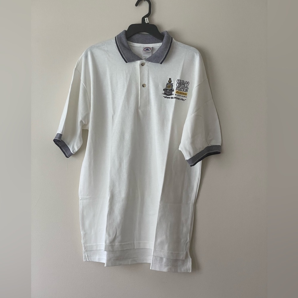 Delta Men’s Shirt Colorado Central Station Black Hawk “ Where the winners play”